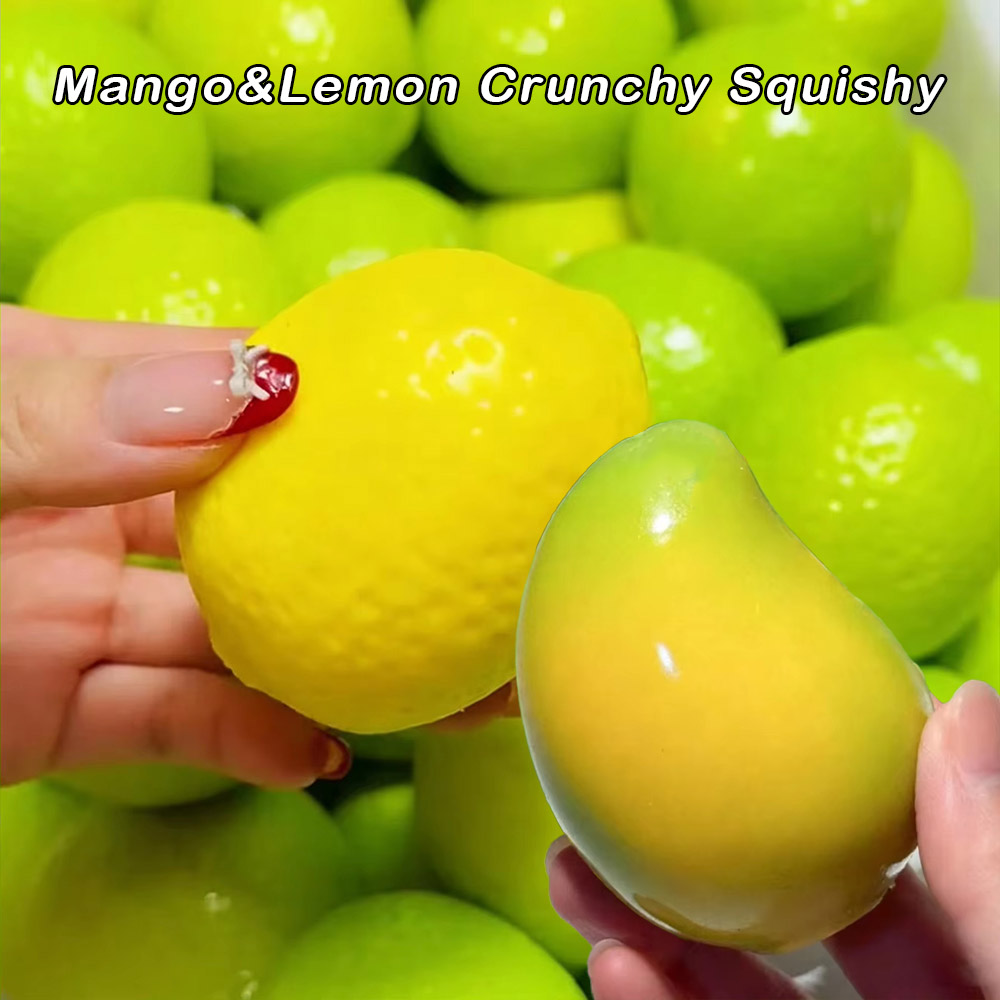 Party Games Ideas - 수제 바삭한 레몬 스트레스 볼 스퀴즈