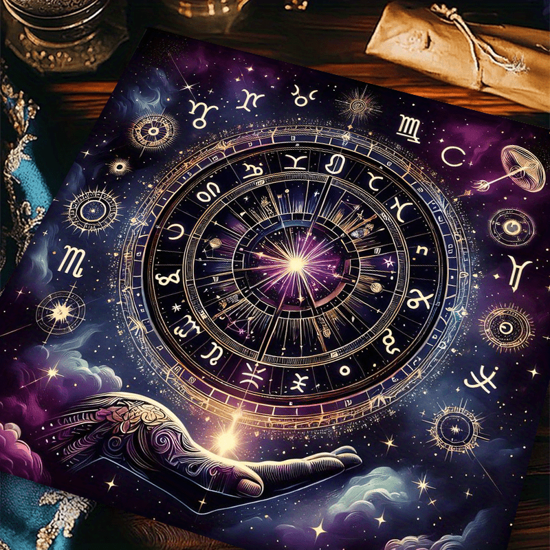 타로 카드 점술 테이블보 1개, 코스믹 점성술 타로 카 - Zodiac Party Games 리뷰 및 가격