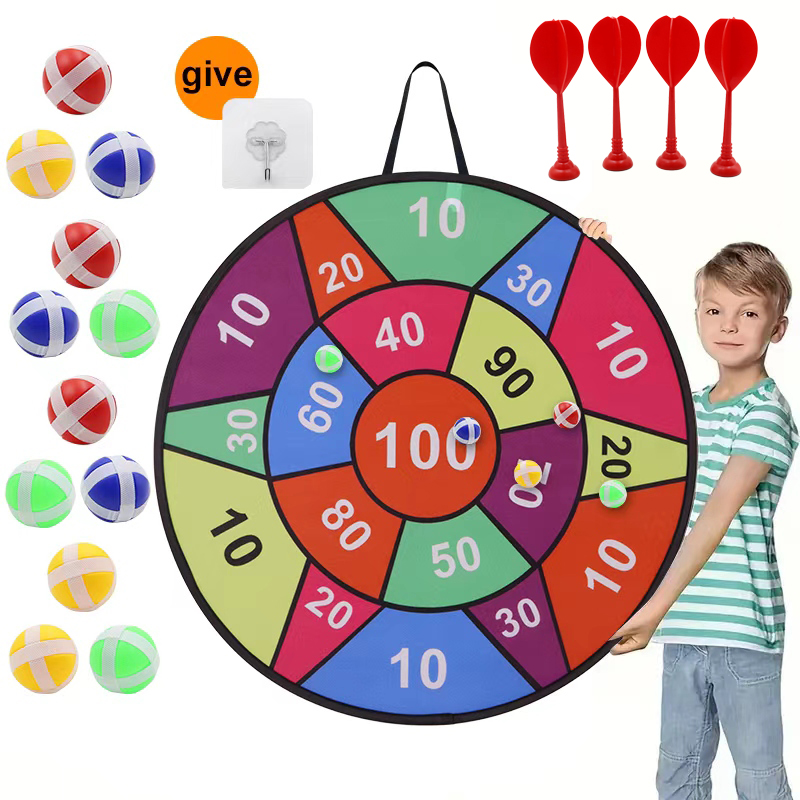 끈끈이 볼 다트판 - 볼 12개+다트 4개, 실내 및  - Party Games Indoor For 6 12 Year Olds 리뷰 및 가격