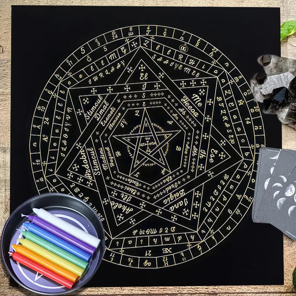 타로 카드 식탁보 Sigillum Dei Aemeth  - Zodiac Party Games 리뷰 및 가격