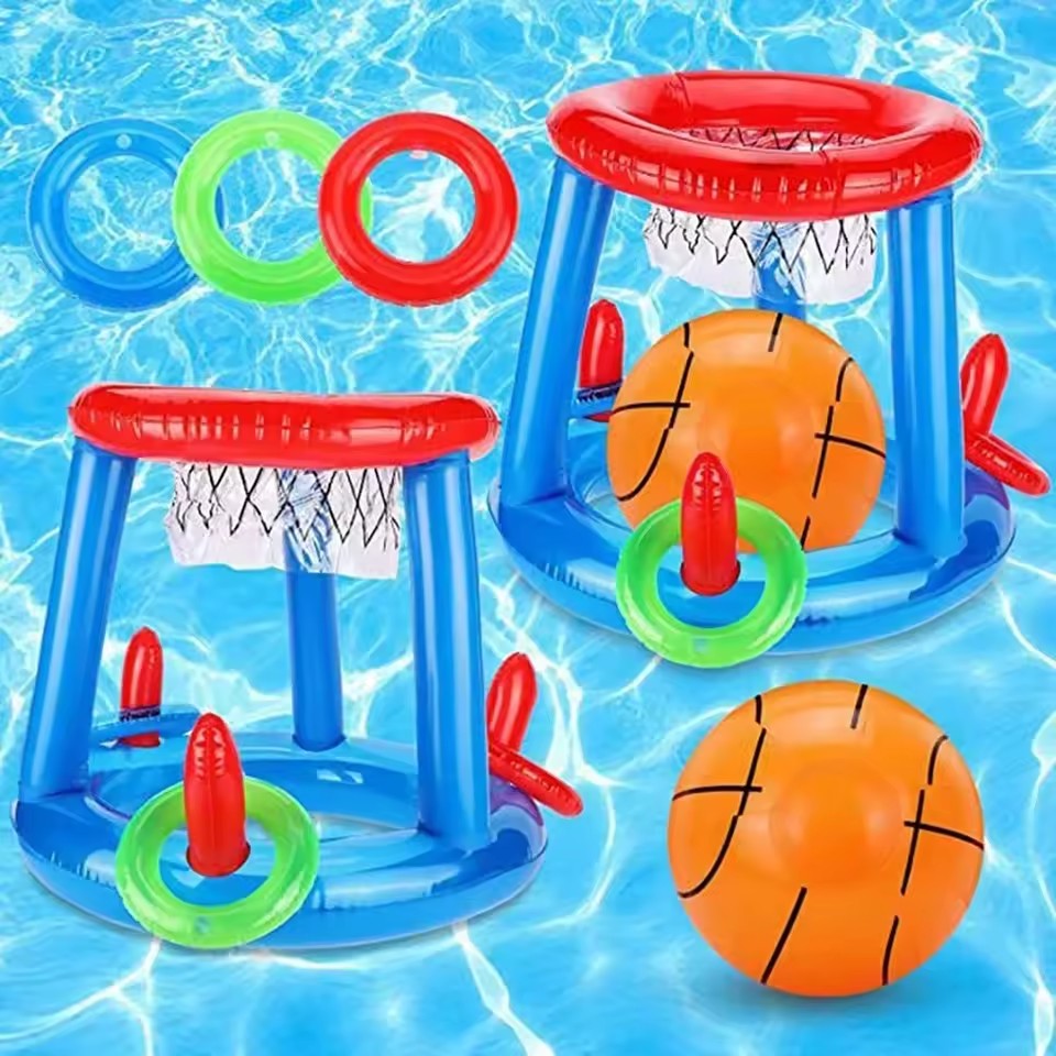 풍선형 수상 농구 & 링 토스 게임, 해변 파티 및 야 - Ring Toss Outdoor 리뷰 및 가격