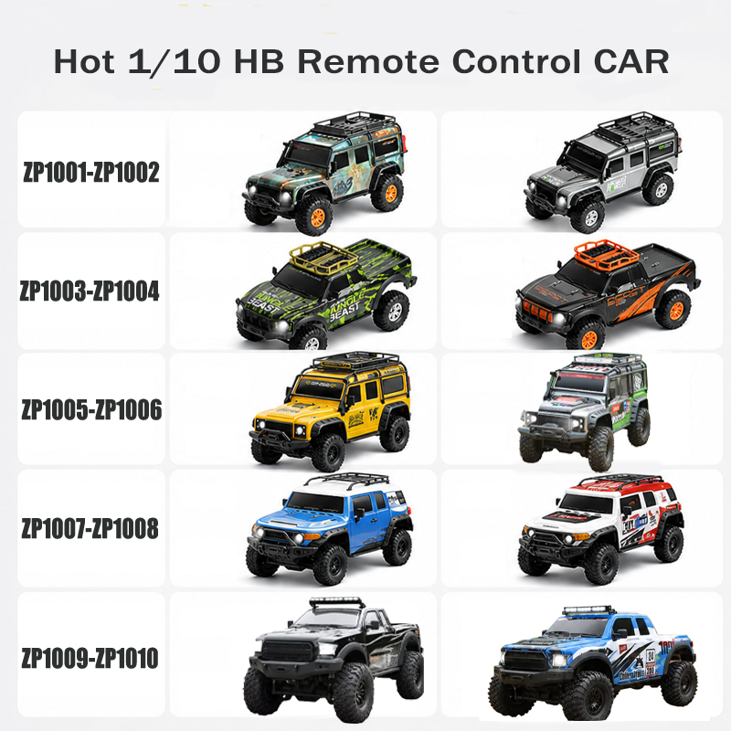 핫 1/10 HB ZP1001-ZP1010 원격 조종  - Hot Wheels Car Monster Trucks 리뷰 및 가격